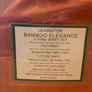 Lexington Bamboo Elegance  👑 KING 👑  sheet set!